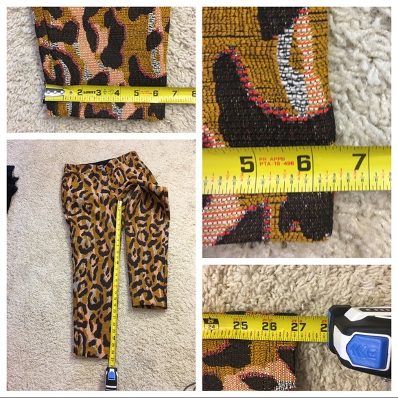 ANTHROPOLOGIE 34N 118W Leopard Trousers - Picture 4 of 8